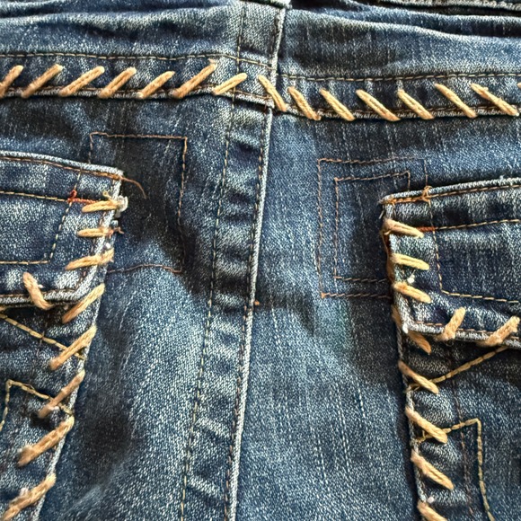 True Religion Billy Made in USA Flap Pocket Jeans Men's 31 Rope Stitch Detailing - Picture 10 of 15